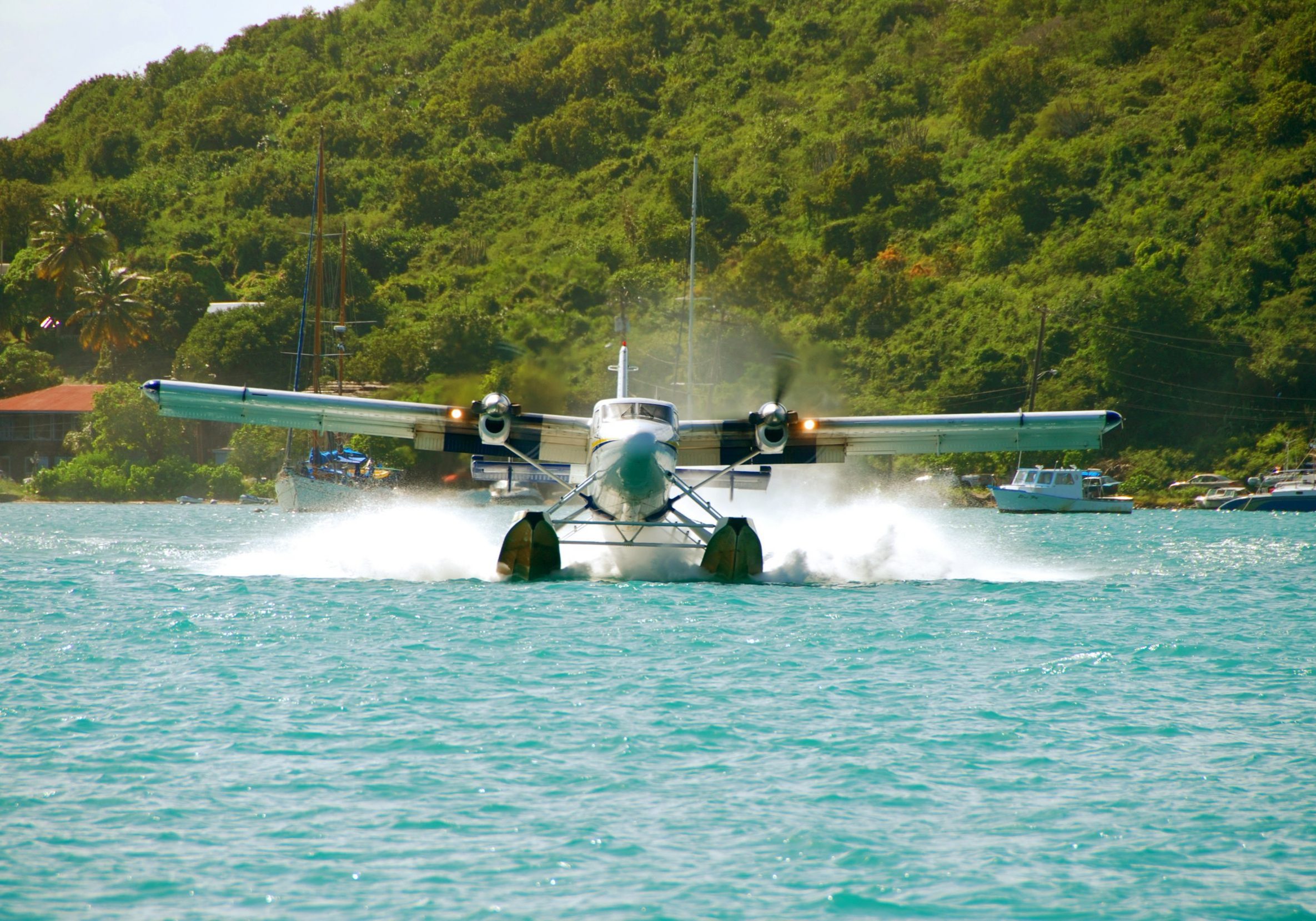 Seaplane landing Seaplane landing